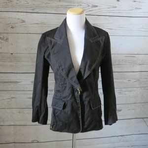 Sonia Rykiel for Holt Renfrew Long Sleeve Padded Shoulder Blazer - Size 40